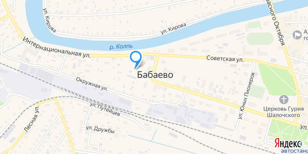 Такси бабаево. Бабаево на карте.